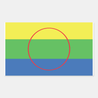 Peguis First Nation Flag Rectangular Sticker