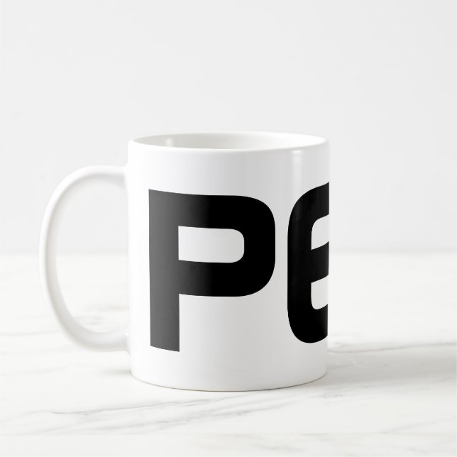 peh_onMug - PEH! Coffee Mug (Left)