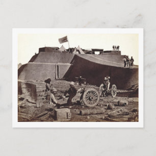 Pehlang Fort, 1860 (albumen silver print) Postcard
