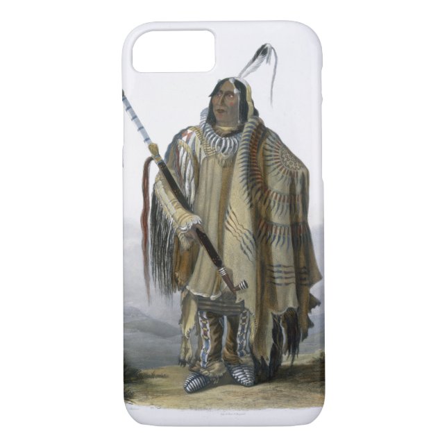 Pehriska-Ruhpa, a Minatarre or Big-Bellied Indian, Case-Mate iPhone Case (Back)