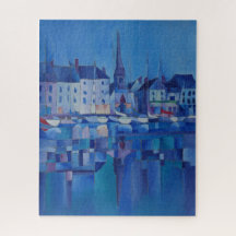 Peinture de Honfleur, France -