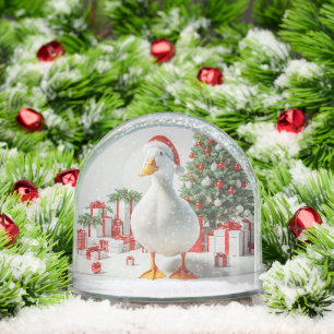 PEKIN CHRISTMAS DUCK SNOW GLOBE