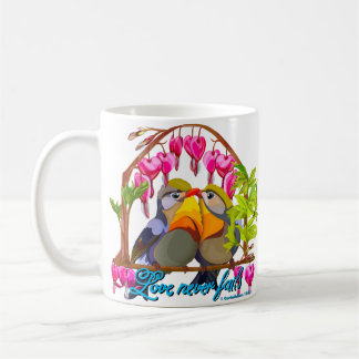 Pekin Robins—Leiothrix Love Never Fails Coffee Mug
