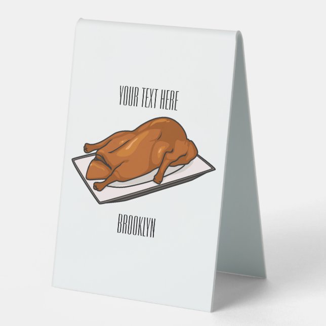 Peking duck cartoon illustration  (Front)