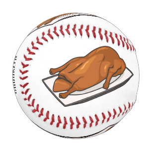Peking duck cartoon illustration  baseball