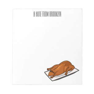 Peking duck cartoon illustration notepad