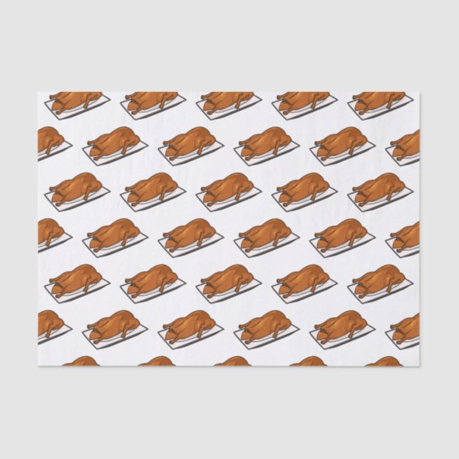 Peking duck cartoon illustration  tissue paper (Front)