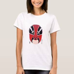 Peking opera makeup Guan Sheng T-Shirt