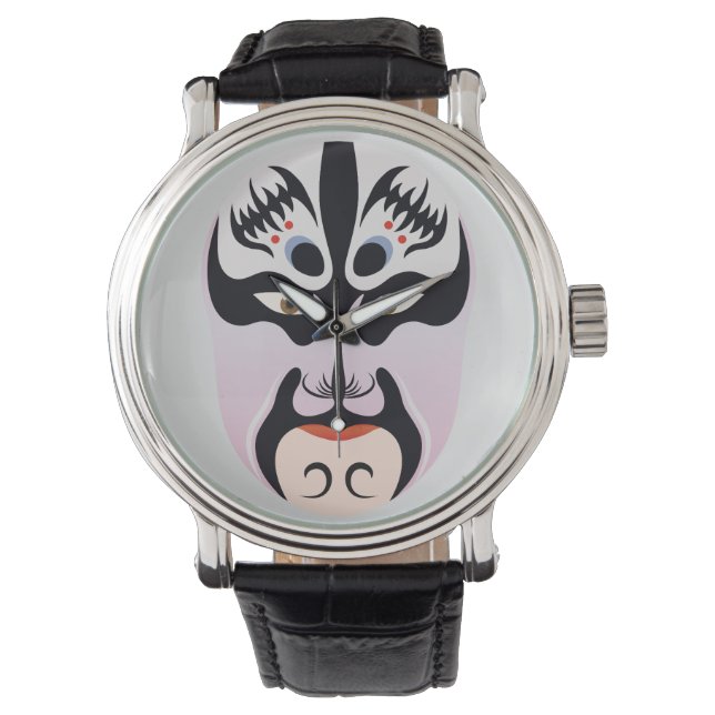 Peking opera makeup Zhang Fei Watch (Front)