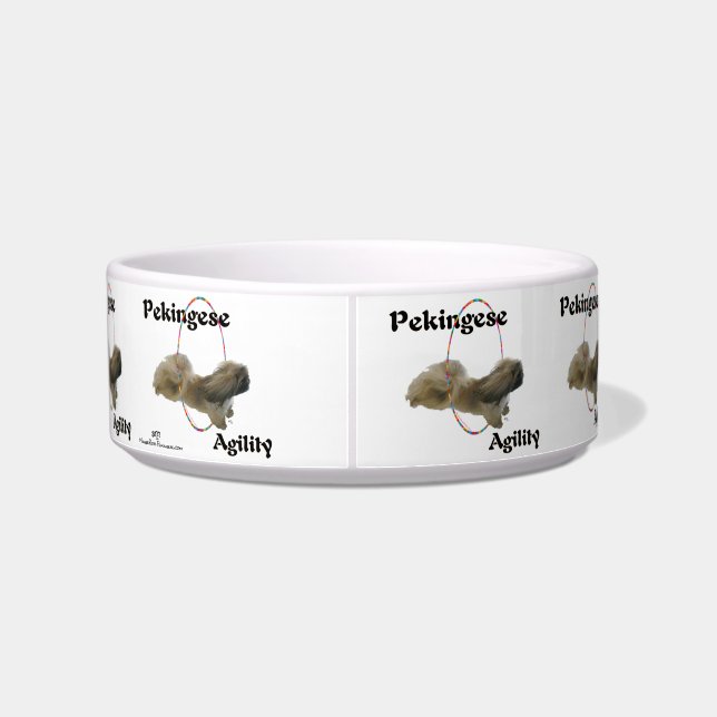 Pekingese Agility Bowl (Back)
