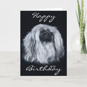 Pekingese Birthday Greeting Card