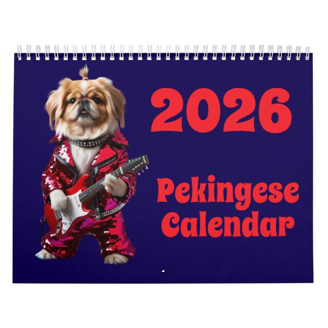 Pekingese Calendar (Cover)