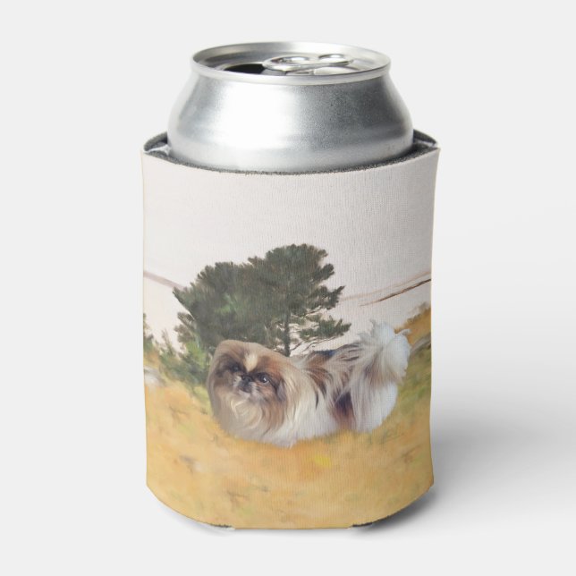 Pekingese Can Cooler (Can Front)