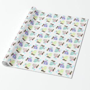Pekingese Celebration Balloons Wrapping Paper