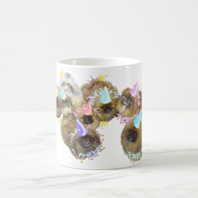 Pekingese Celebration Group Coffee Mug (Center)
