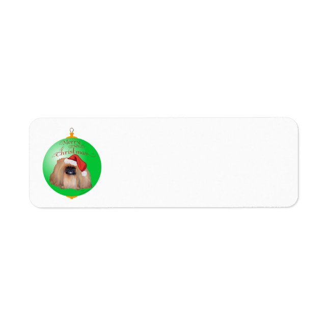 Pekingese Christmas Ornament (Front)