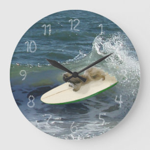 Pekingese Clock