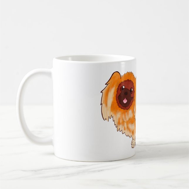 Pekingese  coffee mug (Left)