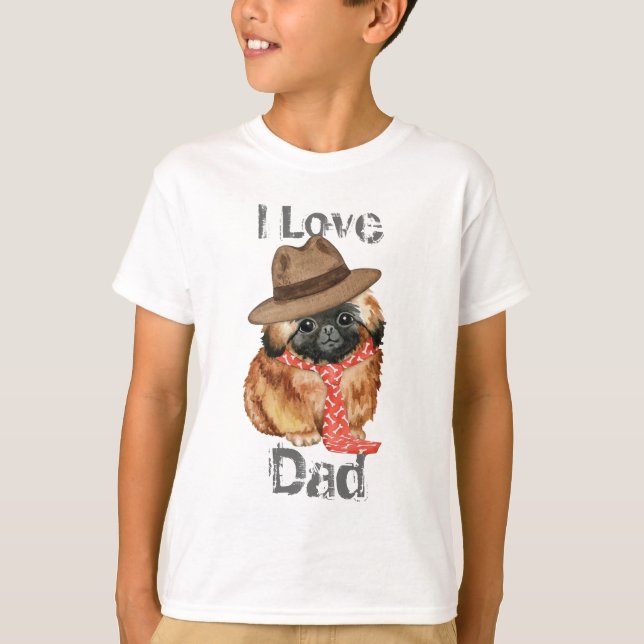 Pekingese Dad T-Shirt (Front)