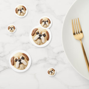 Pekingese Dog 3D Inspired Confetti