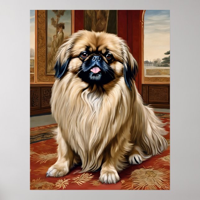 Pekingese - Dog Art Print (Front)
