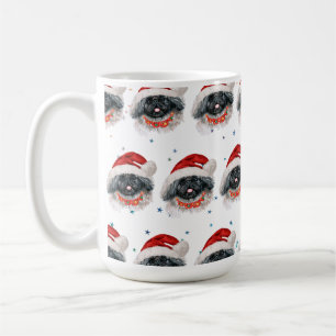 Pekingese Dog Breed Christmas Stars Coffee Mug