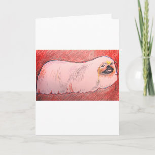 Pekingese Dog Greeting Card