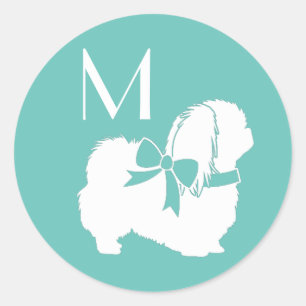 Pekingese Dog Puppy Classic Round Sticker