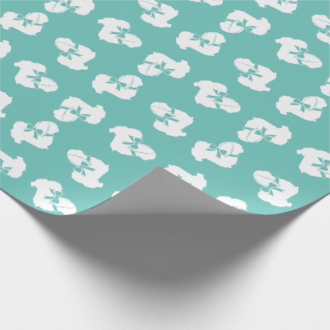 Pekingese Dog Puppy Wrapping Paper (Corner)