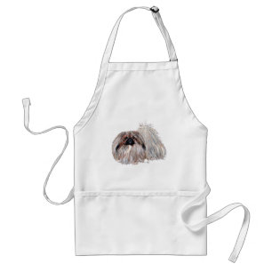 Pekingese Dog Standing Standard Apron