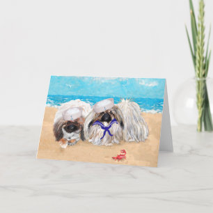 Pekingese Greeting Card