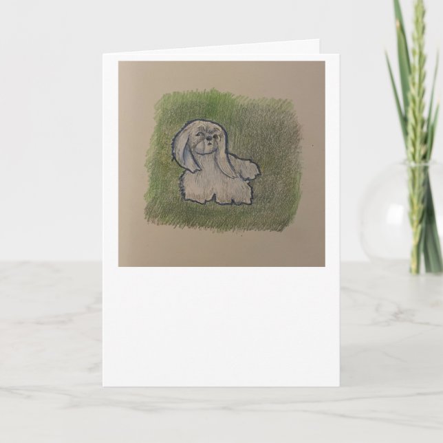 Pekingese Greeting Card (Front)