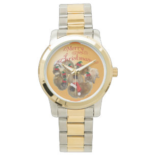 Pekingese Group Ornament Watch
