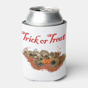 Pekingese Halloween Can Cooler