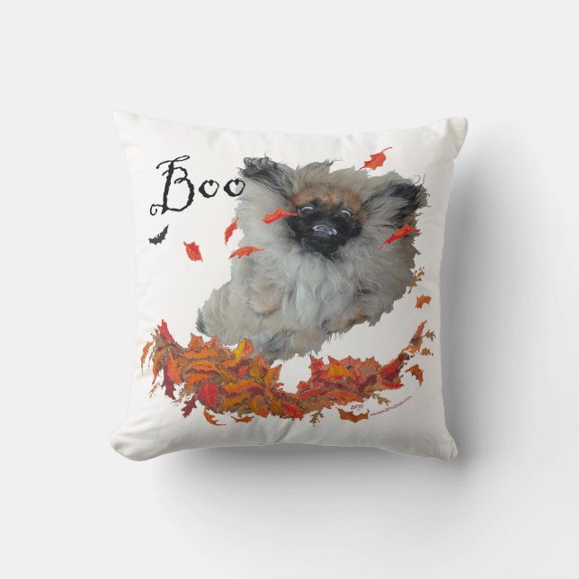 Pekingese Halloween Cushion (Front)