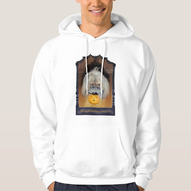 Pekingese Halloween Hoodie (Front)