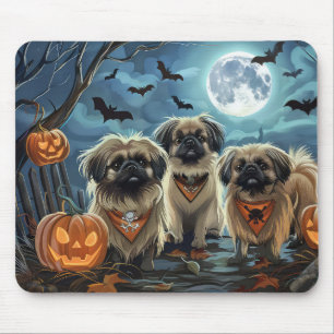Pekingese Halloween Spooky Mouse Mat