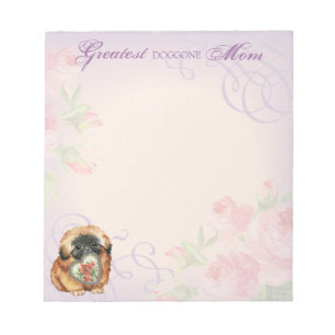 Pekingese Heart Mum Notepad