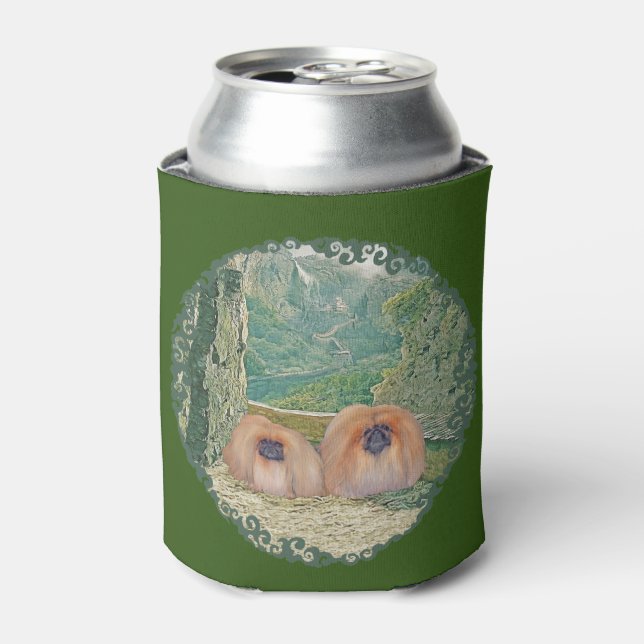 Pekingese Heritage Can Cooler (Can Front)