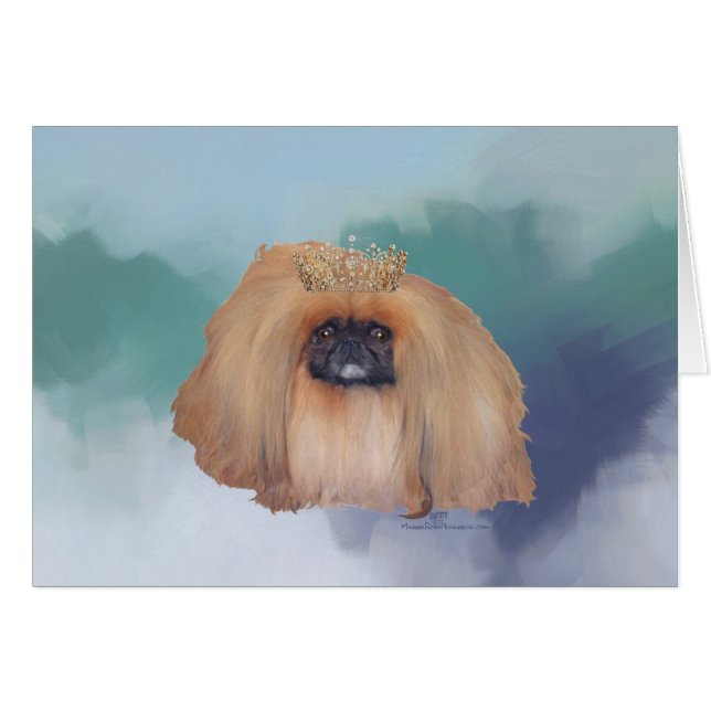 Pekingese Ice Princess (Front Horizontal)