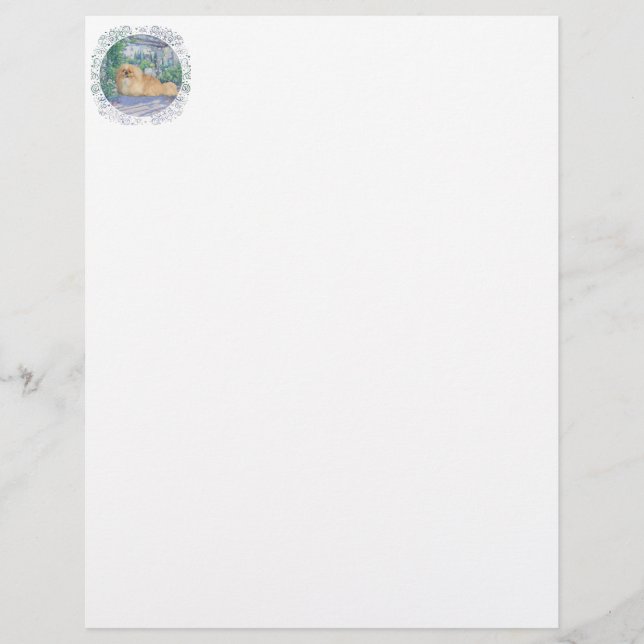 Pekingese in Lavender (Front)