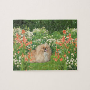 Pekingese in the Garden Jigsaw Puzzle