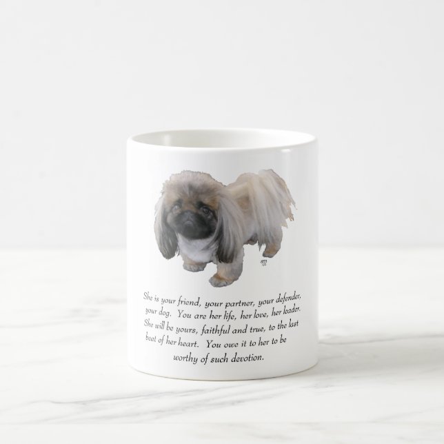 Pekingese Keepsake - FEMALE Coffee Mug (Center)