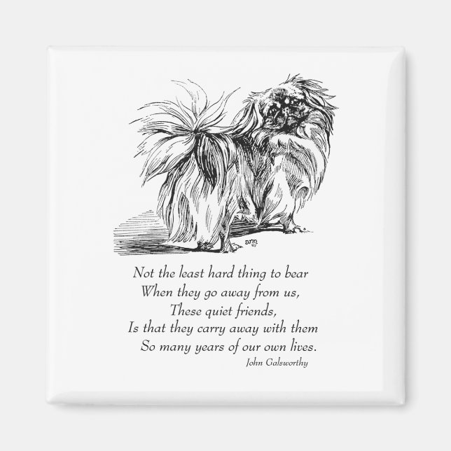 Pekingese Magnet (Front)