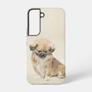 Pekingese Painting - Cute Original Dog Art Samsung Galaxy Case