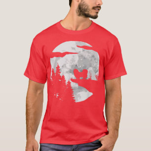 Pekingese Pet Owner Full Moon At NightDog Breed Pe T-Shirt