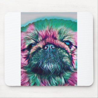 Pekingese Portrait Mouse Mat