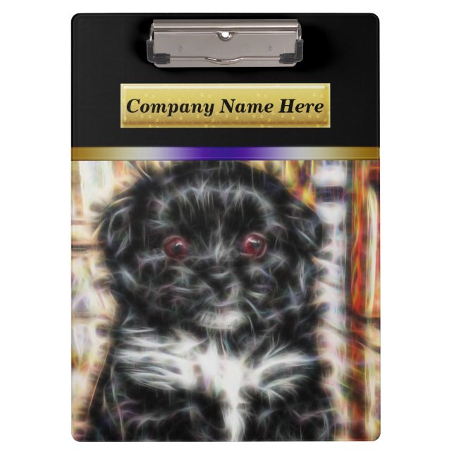 Pekingese Puppy Clipboard (Front)