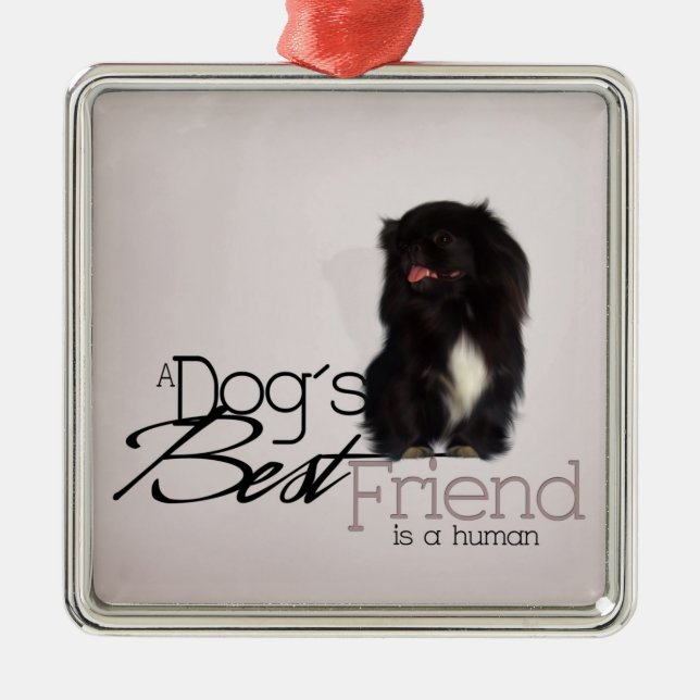 Pekingese Puppy Ornament (Front)