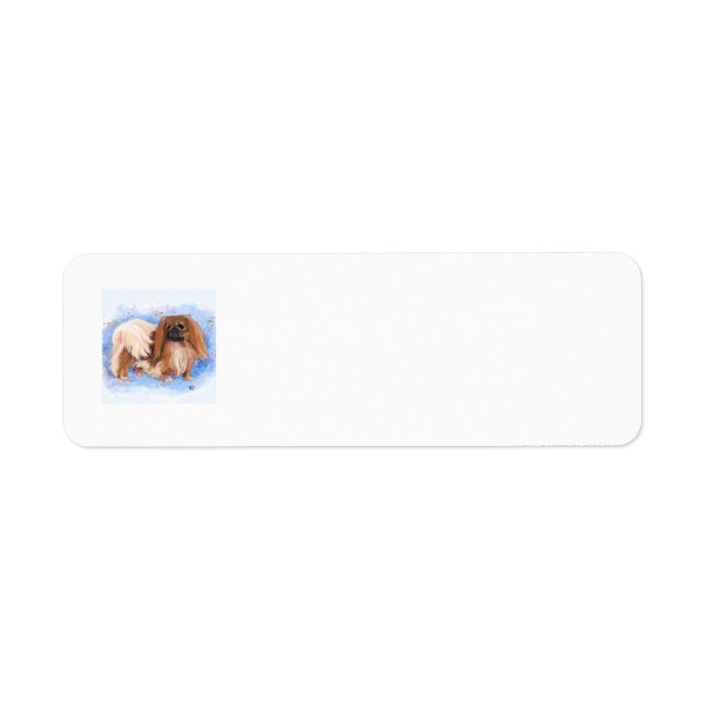 Pekingese Return Address Labels (Front)